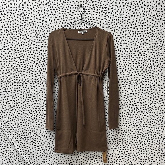 NWT Reformation Karah Burnt Umber Dress - Picture 2 of 8